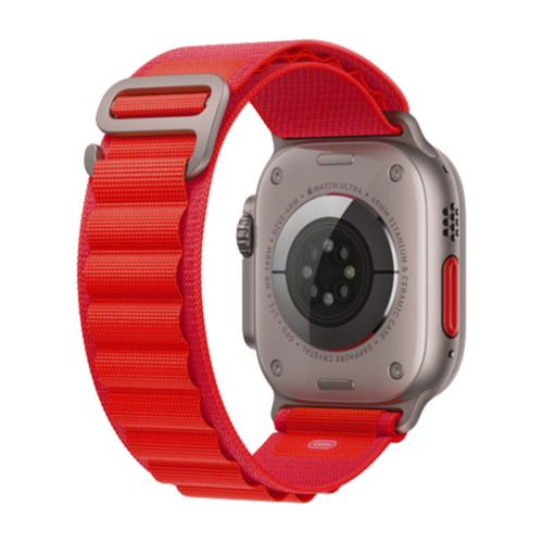 E2M Apple Watch 38-40-41MM KRD-26 Alpine Kırmızı Kordon