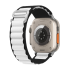 E2M Apple Watch 38-40-41MM KRD-26 Alpine Çift Renkli Beyaz Kordon