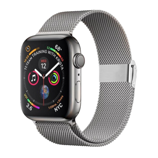 E2M Apple Watch 42-44-45-49MM KRD-31 Metal Gümüş Kordon E2M Apple Watch 42-44-45-49MM KRD-31 Metal Gümüş Kordon