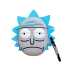 E2M Airpods 1-2 Kılıf Rick And Morty Mavi
