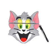 E2M Airpods Pro Kılıf Tom ve Jerry Gri