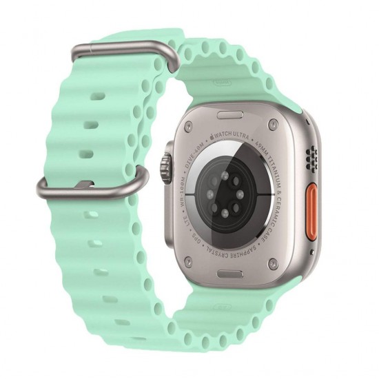E2M Apple Watch 38-40-41MM KRD-28 Ocean Açık Yeşil Kordon
