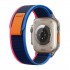E2M Apple Watch 42-44-45-49MM KRD-27 Trial Çift Renkli Lacivert Kordon