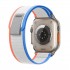 E2M Apple Watch 38-40-41MM KRD-27 Trial Çift Renkli Beyaz Kordon