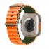 E2M Apple Watch 42-44-45-49MM KRD-28 Ocean Çift Renkli Turuncu Kordon