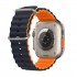 E2M Apple Watch 42-44-45-49MM KRD-28 Ocean Çift Renkli Koyu Mavi Kordon