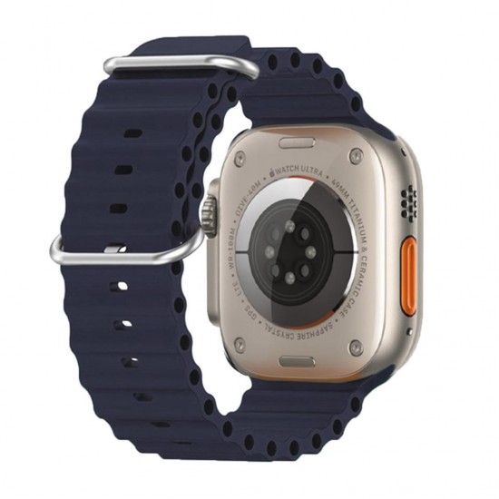 E2M Apple Watch 42-44-45-49MM KRD-28 Ocean Koyu Mavi Kordon E2M Apple Watch 42-44-45-49MM KRD-28 Ocean Koyu Mavi Kordon