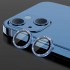 Binano iPhone 11/12 Mini Diamond Kamera Koruyucu Mavi