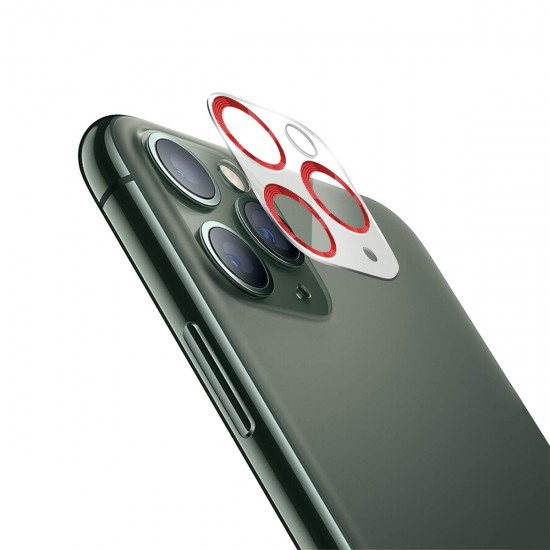Binano iPhone 11 Pro/11 Pro Max 3D Pro Kamera Koruyucu Kırmızı