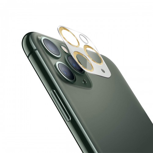 Binano iPhone 11 Pro/11 Pro Max 3D Pro Kamera Koruyucu Gold