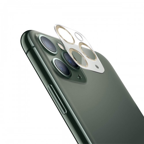 Binano iPhone 11 Pro/11 Pro Max 3D Pro Kamera Koruyucu Retro Gold
