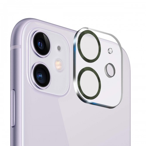 Binano iPhone 11/12 Mini 3D Pro Kamera Koruyucu Koyu Yeşil