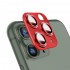 Binano iPhone 11/12 Mini 360 Metal Kamera Koruyucu Kırmızı