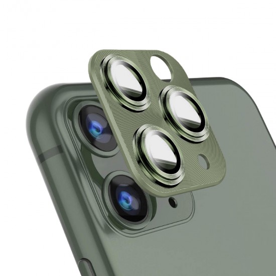 Binano iPhone 11/12 Mini 360 Metal Kamera Koruyucu Koyu Yeşil Binano iPhone 11/12 Mini 360 Metal Kamera Koruyucu Koyu Yeşil