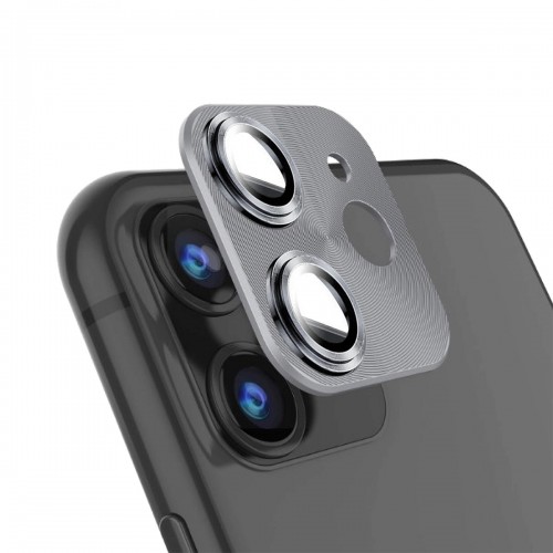 Binano iPhone 11 Pro/11 Pro Max 360 Metal Kamera Koruyucu Siyah