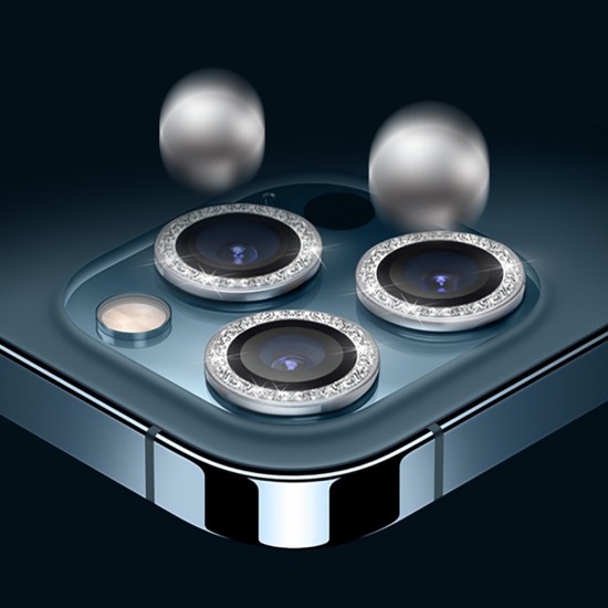 Binano iPhone 11 Pro Diamond Kamera Koruyucu Karışık Pembe
