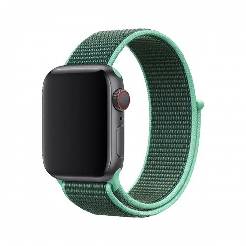 BİPOWER Apple Watch 42-44 mm KRD3 Hasır Kordon Yeşil