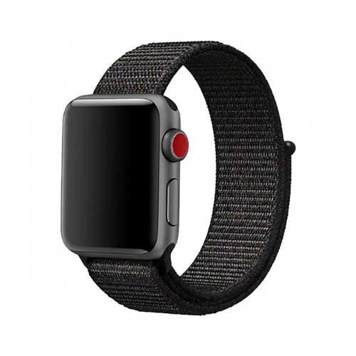 BİPOWER Apple Watch 42-44 mm KRD3 Hasır Kordon Karışık Desenli