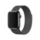 BİPOWER Apple Watch 38-40mm KRD1 Metal Hasır Kordon Gri