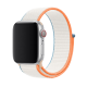 BİPOWER Apple Watch 38-40 mm KRD3 Hasır Spor Beyaz Kordon