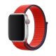 BİPOWER Apple Watch 38-40 mm KRD3 Hasır Spor Kırmızı Kordon