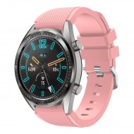 BİPOWER Huawei Watch 20mm KRD12 Frontier Silikon Kordon Pembe