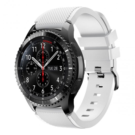 BİPOWER Huawei Watch 22mm KRD12 Frontier Silikon Kordon Beyaz BİPOWER Huawei Watch 22mm KRD12 Frontier Silikon Kordon Beyaz