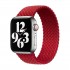 BİPOWER Apple Watch 42-44mm KRD15 Örgü Kordon S Beden Kırmızı
