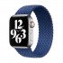 BİPOWER Apple Watch 38-40mm KRD15 Örgü Kordon S Beden Mavi