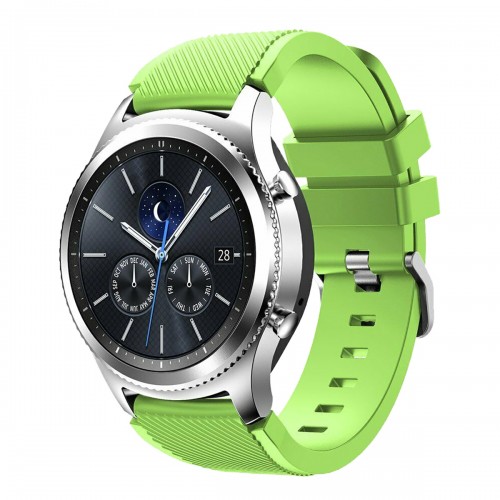 BİPOWER Samsung Watch 20mm KRD12 Frontier Silikon Kordon Yeşil