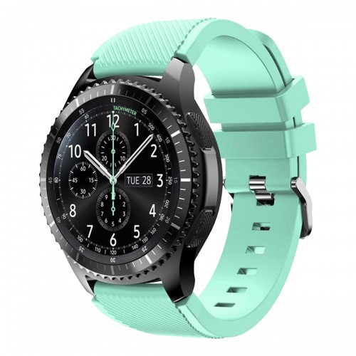 BİPOWER Samsung Watch 20mm KRD12 Frontier Silikon Kordon Turkuaz