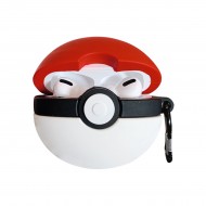 BİPOWER Airpods Pro Kılıf Pokemon Kırmızı