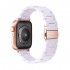 BİPOWER Apple Watch 42-44mm KRD25 Resin Kordon Beyaz