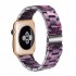 BİPOWER Apple Watch 38-40mm KRD25 Resin Kordon Mor