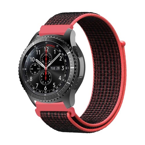 BİPOWER Samsung Watch 22mm KRD3 Hasır Kordon Kardinal
