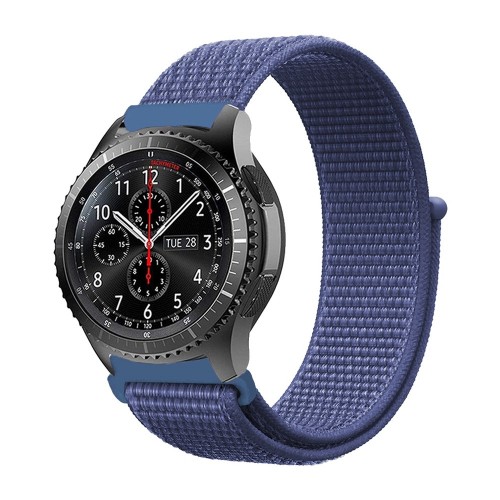 BİPOWER Huawei Watch 20mm KRD3 Hasır Kordon Mavi