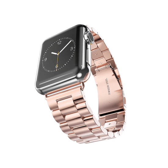 BİPOWER Apple Watch 38-40Mm KRD5 Klasik Metal Roze Altın Kordon BİPOWER Apple Watch 38-40Mm KRD5 Klasik Metal Roze Altın Kordon