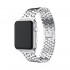 BİPOWER Apple Watch 42-44mm KRD16 Metal Kordon Gümüş