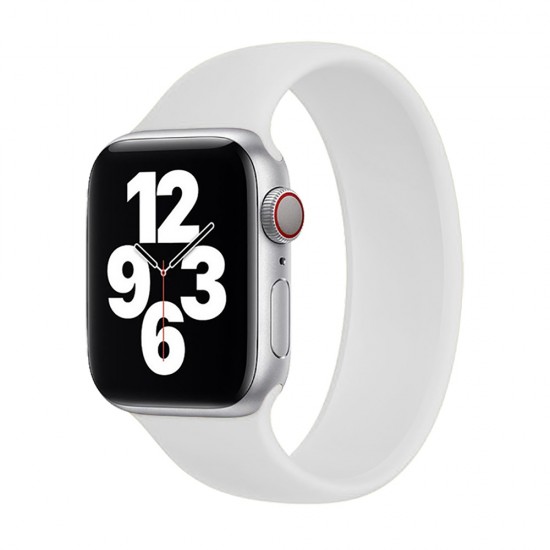 BİPOWER Apple Watch 42-44mm KRD18 Silikon Solo Kordon M Beden Beyaz BİPOWER Apple Watch 42-44mm KRD18 Silikon Solo Kordon M Beden Beyaz
