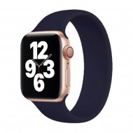 BİPOWER Apple Watch 42-44mm KRD18 Silikon Solo Kordon S Beden Lacivert