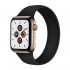 BİPOWER Apple Watch 42-44mm KRD18 Silikon Solo Kordon M Beden Siyah