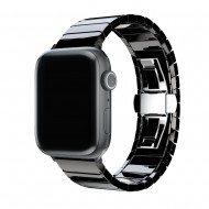 BİPOWER Apple Watch 38-40mm KRD17 Seramik Kordon Siyah