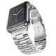 BİPOWER Apple Watch 42-44mm KRD5 Klasik Metal Kordon Gümüş BİPOWER Apple Watch 42-44mm KRD5 Klasik Metal Kordon Gümüş