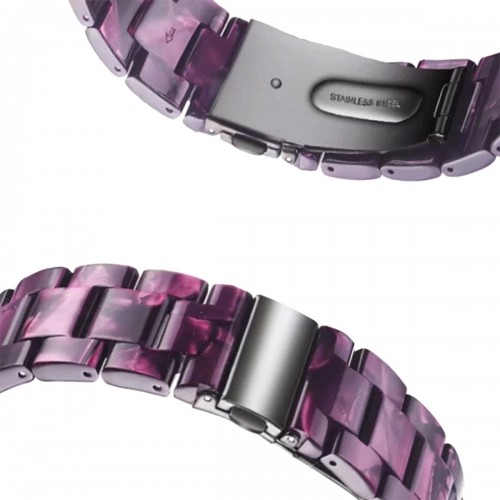 BİPOWER Apple Watch 38-40mm KRD25 Resin Açık Mavi Kordon
