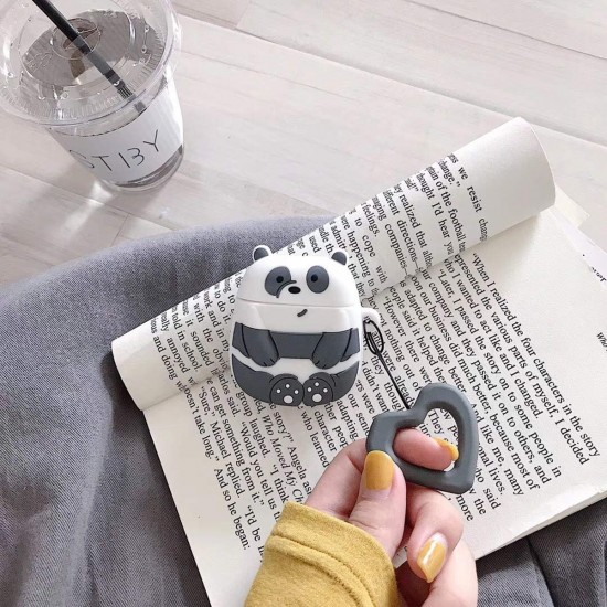 BİPOWER Airpods 1-2 Kılıf Panda BİPOWER Airpods 1-2 Kılıf Panda