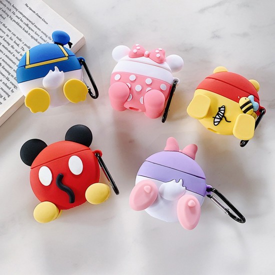 BİPOWER Airpods 1-2 Kılıf Minnie