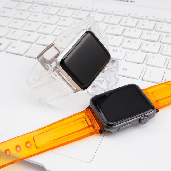 BİPOWER Apple Watch 38-40mm KRD23 Transparent Kordon