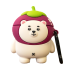 BİPOWER Airpods 1-2 Uyumlu Kılıf Polar Bear Bordo