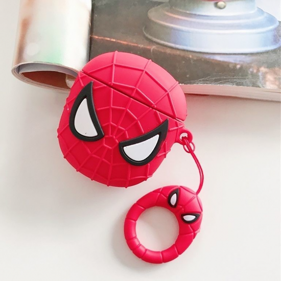 BİPOWER Airpods 1-2 Uyumlu Kılıf Spiderman Kırmızı BİPOWER Airpods 1-2 Uyumlu Kılıf Spiderman Kırmızı