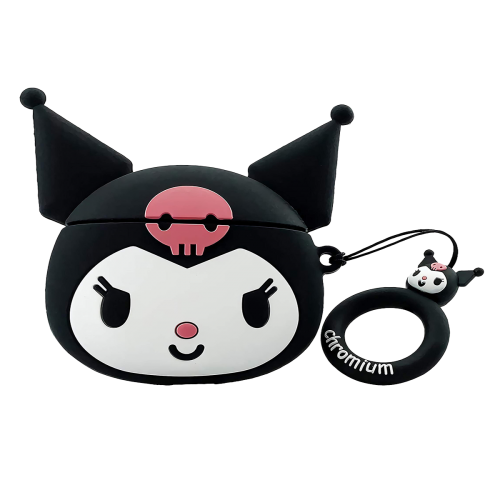 BİPOWER Airpods Pro Kılıf Kuromi Siyah